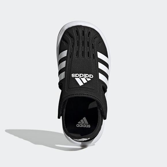 NWT adidas Unisex Kids Water Sandals Black/White Size 13 Closed-Toe Slides - Picture 3 of 6